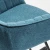 Import Blue Color Soft Big Size Leisure Fabric Seat Recliner Living Room Relaxing Metal Rocking Chair from China