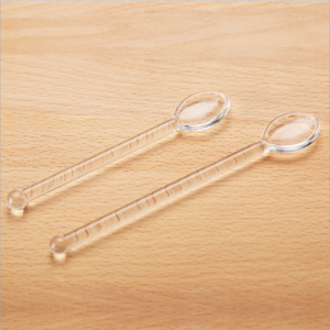 borosilicate Clear Glass Coffee Tea Spoon small beautiful honey tea glass spoon
