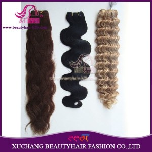 Brazilian Hair Loose Wave Curly Human Hair Extension Weft