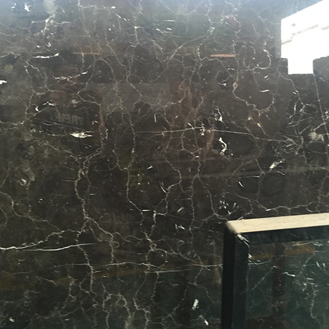 brown marble polished slabs countertops