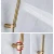 Import Brushed Gold Solid Brass Bathroom Shower Set Rainfall Shower Faucet Wall Mounted Shower Arm Mixer Water Set from China
