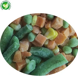 Bulk mixed cauliflower green bean carrot frozen mixed vegetable