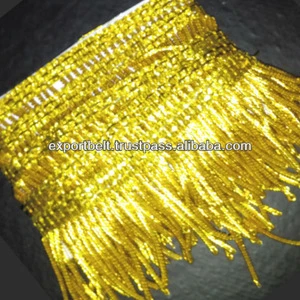Bullion Fringe Bullion Tassels | Bullion Fringe | Metal Wire Gold Fringe Trim