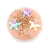 BX490 Promotional toy funny putty slime with resin starfish Educational toy kit for kids supplies