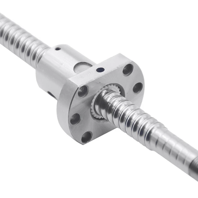 C3 precision Ball screw 300mm 1204 12mm diameter and 4mm step Ballscrew with FK08 FF06