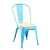 Import Cafe Shop Restaurant Industrial Rustic Metal Tolix Chair with wood seat from China