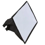 Camera Flash Diffuser 20cm Mini Portable 9inch Softbox Diffuser for Flash/Speedlite/Speedlight 20*30CM