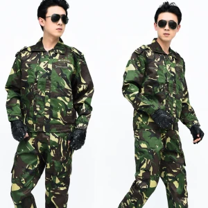 Camouflage Work Clothes Wear Multi Pocket Casual Loose Machine Repair Work Clothes