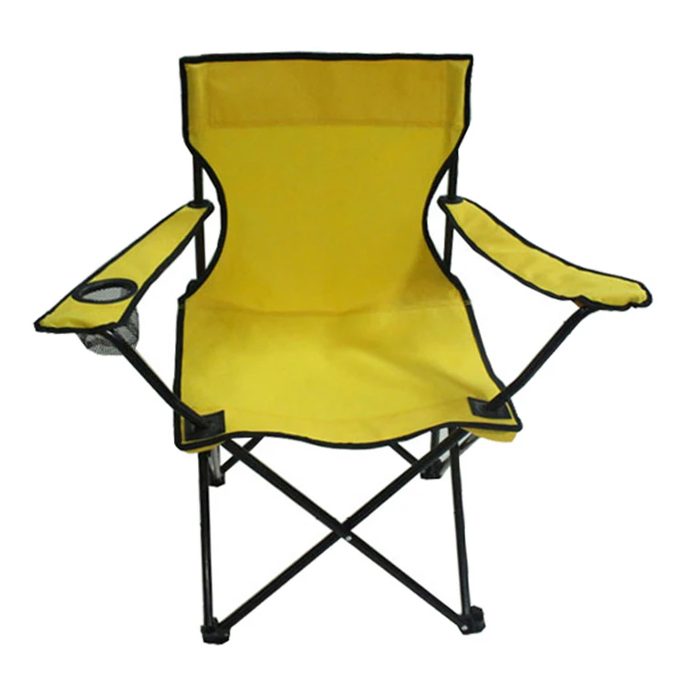 Camping iron fold up chair description and 50x50x80cm size outdoor camp iron beach chair, easy closed folding beach chairs