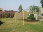 Camping Tarp Tent Outdoor Waterproof Portable Rain Tarp Fly Tent Shelter Sun Shade Beach