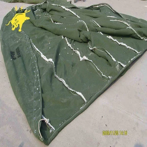 Canvas coat insulated cover used for concrete mixer truck drum