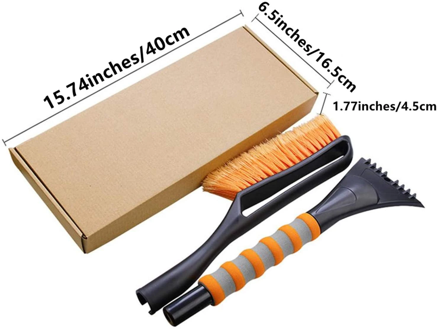 Car cleaning snow brush 51 inch detachable extendable snow broom snow brush with scraper squeegee Car Truck SUV
