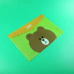 Carton adhesive button a3 a4 size plastic file folder magic tape clear plastic envelope plastic file folder