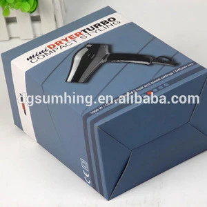 carton flute cardboard packaging boxes electric  Hair Dryer box