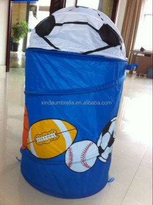 Cartoon Penguin Kid Foldable laundry bag basket travelling articles products pop up hamper