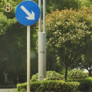CCTV camer with traffic lighting pole
