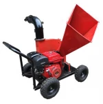 CE approved wood chipping machine, wood chipper shredder, wood chipper