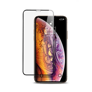 Cell Phone New 5D Curved Edge Full Coverage Tempered Glass Screen Protector For iPhone XS Max