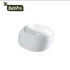ceramic round one piece wall hung toilet bowl
