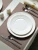 Import Chaozhou Durable Restaurant Cream White Porcelain Plates Sets Dinnerware from China