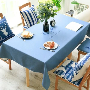 Cheap country style waterproof polyester table cloth
