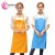 Import Cheap Free Printed logo kitchen cooking black polyester waist aprons for advertising and promotion gift wholesale from China