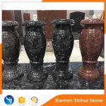 Cheap Granite and Marble Flower Vase for Cemetery