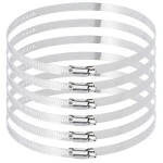 cheap price hvac system 12inch 300mm Stainless steel hose clamp