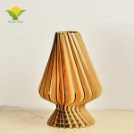 Cheap Price Indoor table light Led decorative hotel Modern Wooden led table lamp