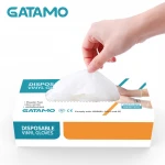 Cheap protective  kitchen  food grade disposable gloves powder free  PVC gloves china