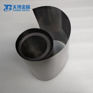China factory best price grade 1 grade 2 grade 5 titanium foil 0.1mm 0.2mm 0.5mm in stock manufacturer from baoji tianbo company