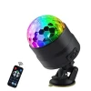 China Factory direct price music sound control led disco for car DJ light dome atmosphere lamp with USB Cable DJ car light