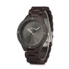 China Factory Hot Sale Ebony Wooden Black Quartz Watch Bobo Bird Wristwatch Tools &amp; Parts Watches New Design Products