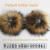Import China factory Wholesale 15cm Top quality genuine raccoon fur ball fluffy raccoon fur pom pom from China