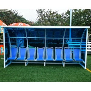 China Manufacture Soccer Seating Team Shelters / Substitute Bench / Soccer Sports Bench