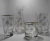 Import China manufacturer creative etched Glass Mason Jar Clear Glass Decanter from China