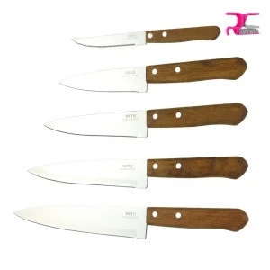 China yangjiang wholesale PP handle sharp stainless steel different sizes butcher knives home kitchen chef cutter knife