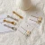 Import Classic design oversized strong fashion women girl flat sliver golden gold metal alloy egg hair clip hairpins bobby pin hair pin from China