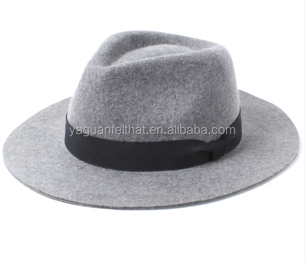 classic pattern custom order wool felt men fedora hats