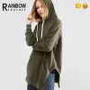 Clothing Suppliers Custom Made Pullover 100% Cotton Plain Oversized Raglan Hoodie For Women