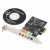 Import CMI 8738-6 Channel PCI-E Sound Card 6 channel Audio Card pcie cmi 8738 5.1 channel internal sound from China