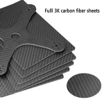 cnc carbon fiber sheet 100% pure carbonfibre sheet plate panel board for RC car drone multirotors
