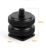 Cold Shoe Gadget for DSLR Camera/Cell Phone Holder, Extension Accessory for Video Camera