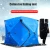 Import Cold winter fishing tent plus cotton thickening ice fishing tent outdoor camping snow speed open camouflage tent from China