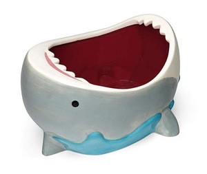 Colour ceramic shark bowl Porcelain bowl