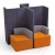 Import Commercial modern fabric office reception sofas design corner couches event modular office sofa set from China