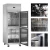 Import Commercial Restaurant Deep Chiller Refrigerator / Stainless Steel Upright Freezer from China