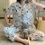 Import Competitive price most popular sleepwear women set pajamas pants from China