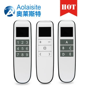 Competitive universal RF remote controller with LCD screen