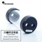 computer water cooler cylindrical water tank three hole POM cover 50MM outer diameter